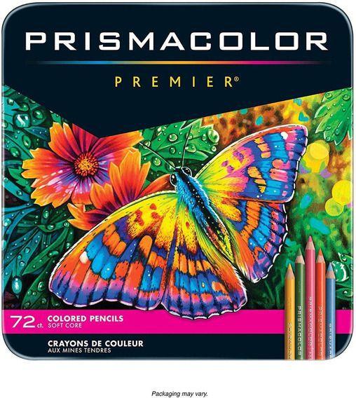 PRISMACOLOR Premier 72色 色鉛筆【本日限定】 Lápis de Cor Prismacolor Premier Kit 72 cores - Kit para Desenho